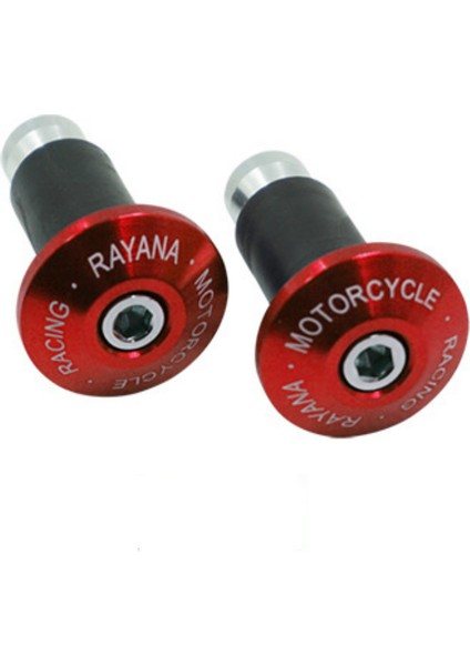 Kırmızı Stil Honda Husaberg Ktm Kawasaki Suzuki Yamaha Motosikletler Için 22MM Motosiklet Direksiyon Ucu Kapak Fişi Motosiklet Grip Uç Kapakları Motobike (Yurt Dışından)