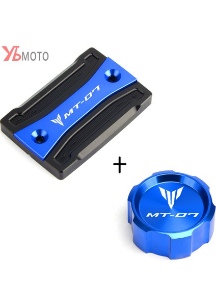 Ön ve Arka Mavi Stil Yamaha Mt-07 mt 07 MT07 Fzotorcycle C Ön ve Arka Fren Sıvı Silindir Ana Deposu Kapağı Kapak (Yurt Dışından) fiyatları