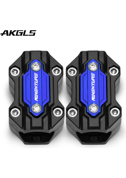 Iki Mavi Stil Kt Adventure 690 Duke Motosiklet Motor Tampon Trim Koruma Blok Çarpma Geçirmez Aksesuarları (Yurt Dışından)