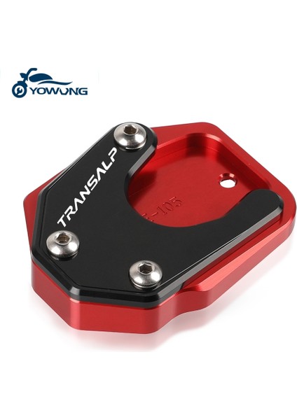 Transalp Logo Stili Honda Xlv Transalp XL600V XL650V XL700V C Yan Stand Ayak Kickstand Büyütme Uzatma Destek Plakası Pedalına Pad - (Yurt Dışından) fırsatları