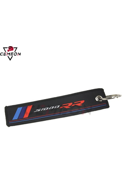 S1000RR Stili Bmw R Rr Xr R Rr Sr Rr Hp4 Rozet Nakış Anahtarlık Motosiklet Anahtarlık Püskül (Yurt Dışından)