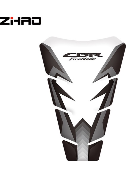 No.10 Tarzı Honda Cbr Rvf Vfr Cbr Cbr Rr Benzin Yağı Yakıt Tankı Ped Koruyucu Araba Sticker 3D Motosiklet Etiketi (Yurt Dışından)