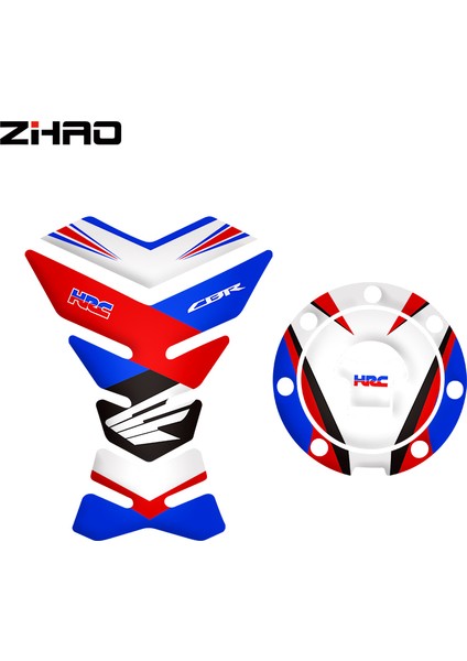 No.5 Tarzı Honda Cbr Rvf Vfr Cbr Cbr Rr Benzin Yağı Yakıt Tankı Ped Koruyucu Araba Sticker 3D Motosiklet Etiketi (Yurt Dışından) modelleri