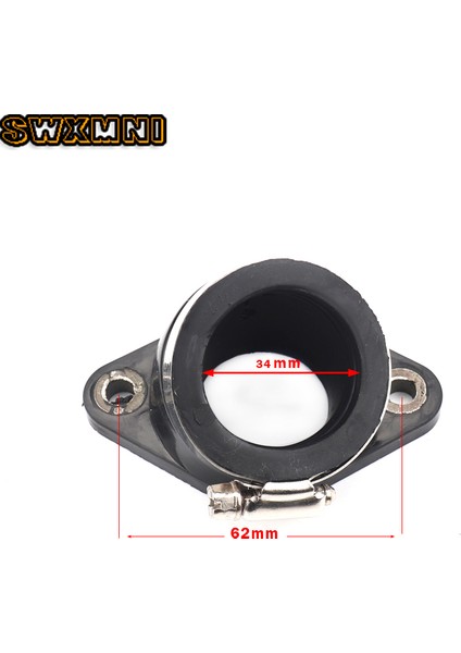 Yeni Motosiklet Offroad Yarış Karbüratörü Kauçuk Eğimli Adaptör Inlet Emme Borusu Mıkunı VM24 OKO28 KOSO30 Için (Yurt Dışından)