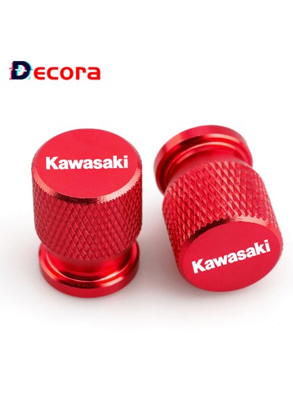 Kawasakı Kırmızı Stil Kawasaki Nınja 400 Z400 Z650 Z800 Z900 Zx ZX6R ZX9R ZX12R ER6N ER6F Için Motosiklet Tekerlek Lastik Valf Kapakları Hava Geçirmez Kılıflar (Yurt Dışından)