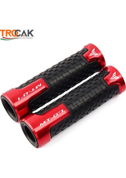 Kırmızı Stil Yamaha MT07 mt 07 Mt-07 Motosiklet Gidon Kavrama C Pvc Gidon Kauçuk Jel Kavrama Motokros Gidon El Kavramaları (Yurt Dışından)
