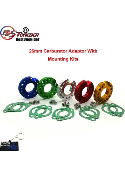Altın Tarzı Stoneder Karbüratör Manifold Er Plaka Adaptörü Contalar Vidalılar Için Dax Pit Dirt Bike Atv Quad 4 Tekerlekli Için (Yurt Dışından)