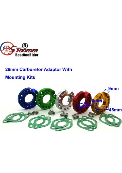 Altın Tarzı Stoneder Karbüratör Manifold Er Plaka Adaptörü Contalar Vidalılar Için Dax Pit Dirt Bike Atv Quad 4 Tekerlekli Için (Yurt Dışından)