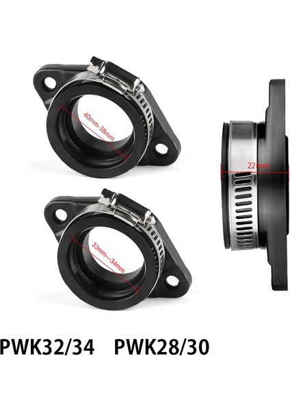 Pwk 32-34MM Stili Için 2 Adet Pwk Karbüratör Motorlu Utv Atv Uaz Için Motosiklet Karbüratör Adaptörü Giriş Emme Borusu Kauçuk Mat - (Yurt Dışından) modelleri