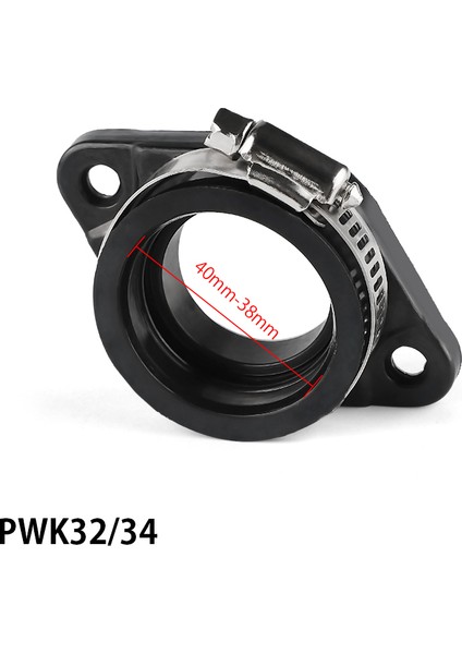 Pwk 32-34MM Stili Için 2 Adet Pwk Karbüratör Motorlu Utv Atv Uaz Için Motosiklet Karbüratör Adaptörü Giriş Emme Borusu Kauçuk Mat - (Yurt Dışından) fırsatları