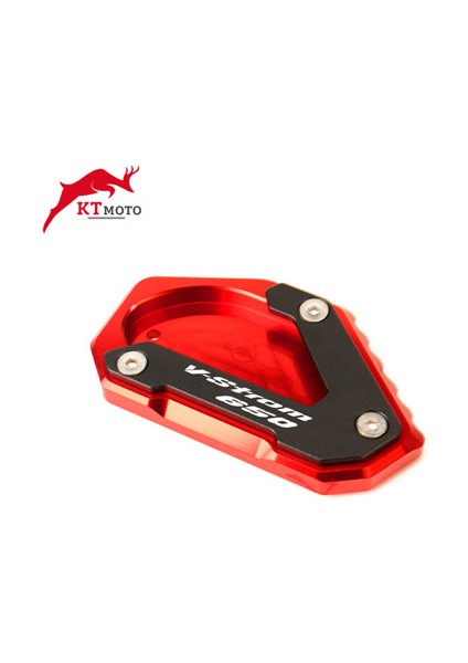 Kırmızı Stil Suzukı V-Strom 650XT Vstrom 650 Dlotorcycle C Atma Ayağı Yan Stand Uzatma Pedalı Destek Plakası (Yurt Dışından)