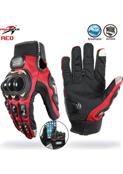 Kırmızı Stil L Beden Şövalye Motosiklet Yarış Eldivenleri Motorcross Motosiklet Bisiklet Eldivenleri Koruyucu Ekipman Honda Kawasaki Yamaha Için (Yurt Dışından)