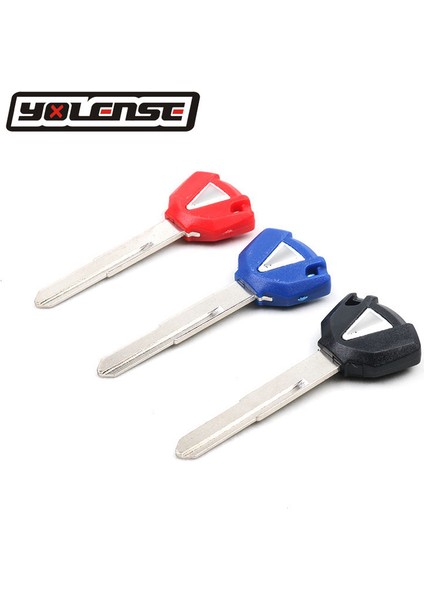 Mavi-3 Adet Tarzı Kawasaki ZX6R ZX9R ZX10R ZX12R ZX14R ZZR1400 Zr ZR1200 Ninja ER6N ER6F ER6R KLE650 Tüm Modelleri Için Motosiklet Anahtar Boşları (Yurt Dışından)