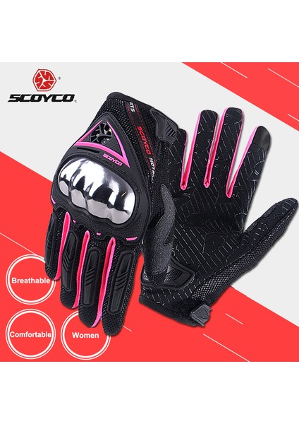 MC44W Stili L Beden Kadın Yaz Motosiklet Eldiveni Bisiklet Guantes Moto Luvas Da Motocicleta Motokros Sürme Eldiveni Bisiklet Yarış Eldiveni Bisikletçilik Eldiveni (Yurt Dışından)
