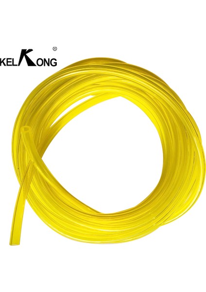 Sarı Stil Kelkong 1 Metre Çap Iç Çap *5mm Sarı Boru Yakıt Filtresi Hattı Yağ Borusu Yakıt Deposu Yedek Parça (Yurt Dışından)
