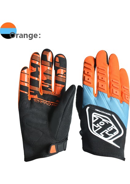 Turuncu Tarzı Xl Beden Motosiklet Eldiveni Dokunmatik Ekran Nefes Alabilir Yazlık Güçlü Motor Yarışı Bisiklet Koruyucu Eldivenler Guantes Moto Yaz (Yurt Dışından)