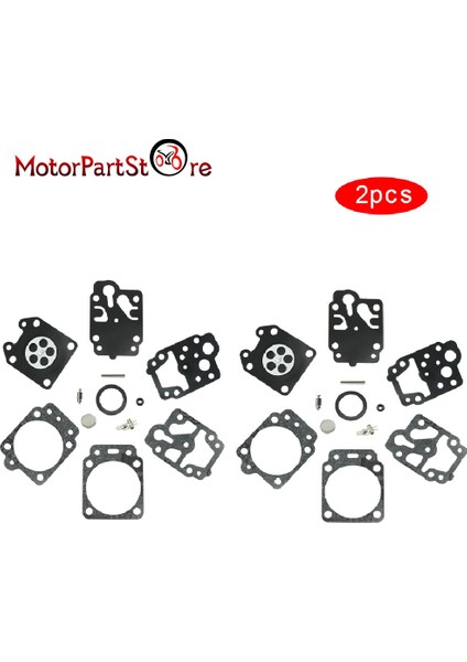 Walbro Echo Husqvarna Toro Ryobi Honda GX25 GX35 Homelite Trimmer Için Karbüratör Tamir Tamir Kiti K20-WYJ Yeniden Gasket Iğne Kit'i (Yurt Dışından)
