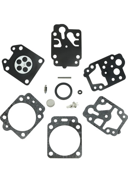 Walbro Echo Husqvarna Toro Ryobi Honda GX25 GX35 Homelite Trimmer Için Karbüratör Tamir Tamir Kiti K20-WYJ Yeniden Gasket Iğne Kit'i (Yurt Dışından) modelleri