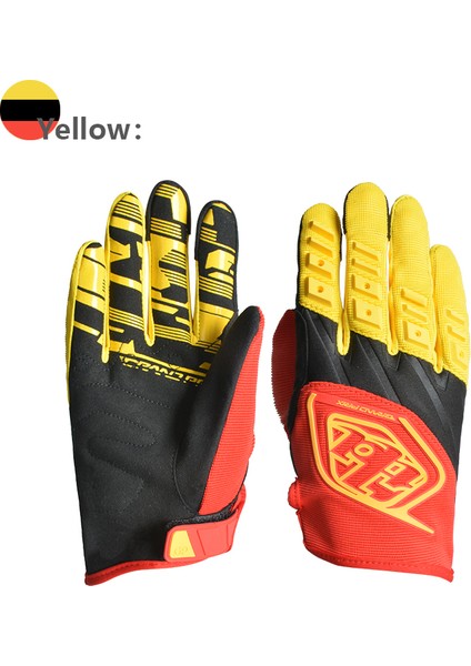 Sarı Stil M Beden Motosiklet Eldiveni Dokunmatik Ekran Nefes Alabilir Yazlık Güçlü Motor Yarışı Bisiklet Koruyucu Eldivenler Guantes Moto Yaz (Yurt Dışından)