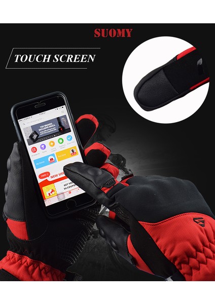 Mavi Stil L Beden Suomy Motosiklet Eldiveni Su Geçirmez Kış Moto Eldivenleri Termal Polar Kaplı Kış Dokunmatik Ekran Kaymaz Motorsiklet Sürüş Eldivenleri (Yurt Dışından) fırsatları