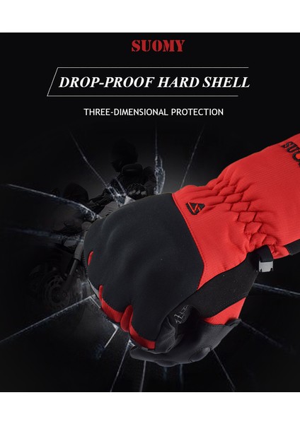 Mavi Stil L Beden Suomy Motosiklet Eldiveni Su Geçirmez Kış Moto Eldivenleri Termal Polar Kaplı Kış Dokunmatik Ekran Kaymaz Motorsiklet Sürüş Eldivenleri (Yurt Dışından) indirimleri