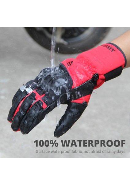 Yaz MCS-01C Kırmızı Stili Xxl Somy Motosiklet Eldiveni Erkekler Su Geçirmez Rüzgar Geçirmez Kış Motosiklet Eldiveni Touch Screen Gant Moto Guantes Motorbike Sürüş Eldiveni (Yurt Dışından) fiyatları