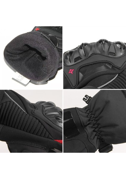 SU07-KIRMIZI Eldiven Stili L Beden Motosiklet Eldiveni% 100 Su Geçirmez Rüzgar Geçirmez Kış Sıcak Guantes Moto Luvas Dokunmatik Ekran Kış Motosiklet Eldiveni Koruyucu (Yurt Dışından) fırsatları
