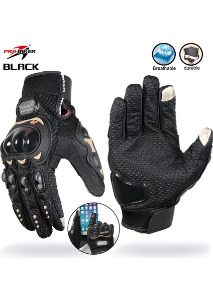 Siyah Stil L Beden Şövalye Motosiklet Yarış Eldivenleri Motorcross Motosiklet Bisiklet Eldivenleri Koruyucu Ekipman Honda Kawasaki Yamaha Için (Yurt Dışından)