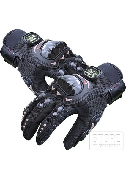 Siyah Stil L Beden Şövalye Motosiklet Yarış Eldivenleri Motorcross Motosiklet Bisiklet Eldivenleri Koruyucu Ekipman Honda Kawasaki Yamaha Için (Yurt Dışından) fiyatları