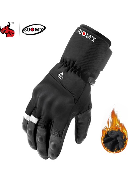 SU07-GRI Eldiven Stili Xxl Kış Motosiklet Eldiveni Rüzgar Geçirmez Su Geçirmez Guantes Moto Erkekler Motor Bisikleti Sürüş Eldiveni Dokunmatik Ekran Moto Motokros Eldiveni (Yurt Dışından)