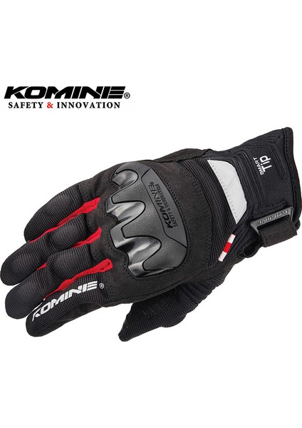 GK-220-KIRMIZI Tarzı L Beden Komıne Motosiklet Yaz Eldiveni Erkek Dokunmatik Ekran Nefes Alabilir Motosiklet Sürme Koruyucu Ekipman Motosiklet Motokros Eldiveni Xxl (Yurt Dışından)