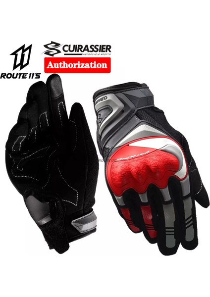 UX100 Kırmızı Stil Xl Beden Cuirassier Motosiklet Eldiveni Erkek Yaz Dokunmatik Ekran Nefes Alabilir Koruyucu Ekipman Motor Bisiklet Kasklı Eldiven (Yurt Dışından) indirimleri