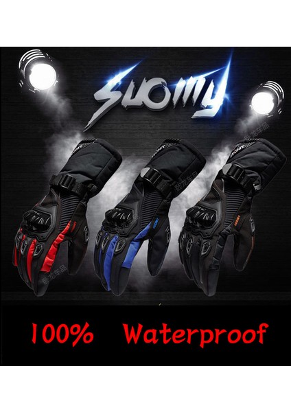 A2 Stili Xxl Suomy Motosiklet Eldiveni Dokunmatik Kış 100% Su Geçirmez ve Rüzgar Geçirmez Erkek Bisiklet Eldiveni (Yurt Dışından) indirimleri