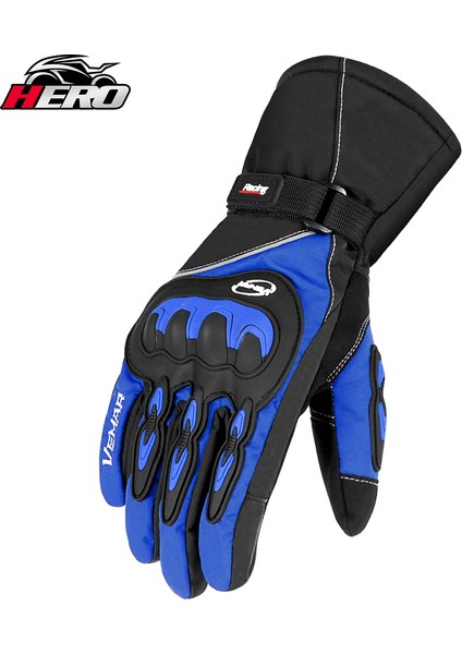 Wp-01-Mavi Stili M Beden Motosiklet Kış Eldiveni Kayak Eldiveni Unisex Bisiklet Termal Su Geçirmez Rüzgar Geçirmez Mtb Bisiklet Eldiveni Kayak Için Rüzgar Geçirmez Guantes (Yurt Dışından)