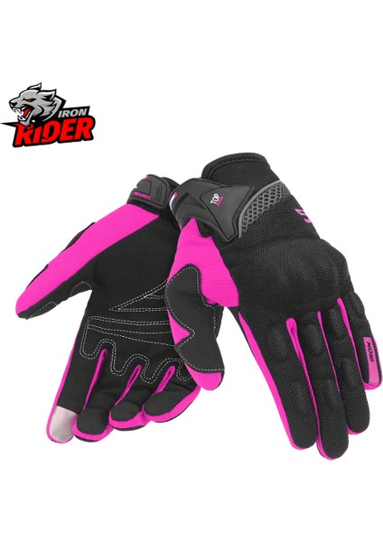 SU01-MOR Eldiven Stili M Beden Motosiklet Eldiveni Yazlık Nefes Alabilen Yarış Luva Motoqueiro Guantes Motocicleta Luvas De Cycling Atv Sürücü Koruyucu Eldivenler (Yurt Dışından)