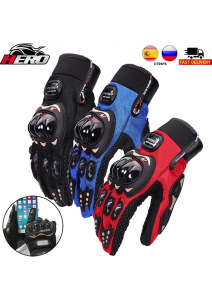 Mcs-17 Bk Eldiven Stili Xxl Pro-Bıker Motosiklet Eldiveni Erkek Giyilebilir Moto Motokros Nefes Alabilen Dokunmatik Ekran Yarış Motor Bisiklet Koruyucu Ekipman Eldiven (Yurt Dışından) indirimleri