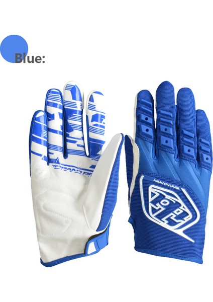 Yeni Mavi Stil L Beden Motosiklet Eldiveni Dokunmatik Ekran Nefes Alabilir Yazlık Güçlü Motor Yarışı Bisiklet Koruyucu Eldivenler Guantes Moto Yaz (Yurt Dışından)