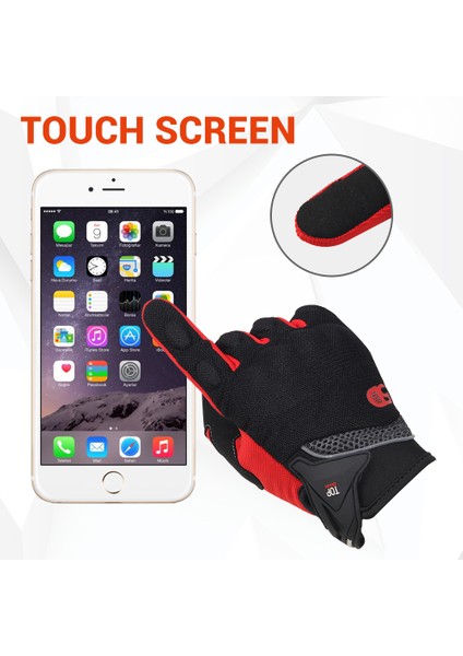 MCS-01C-GRI Stili Xl Beden Nefes Alabilen Motosiklet Eldivenleri Moto Tam Parmak Eldiven Koruma ile Yaz Sürüş Yarış Aksesuarları Su Geçirmez Nem Çeken (Yurt Dışından) fiyatları