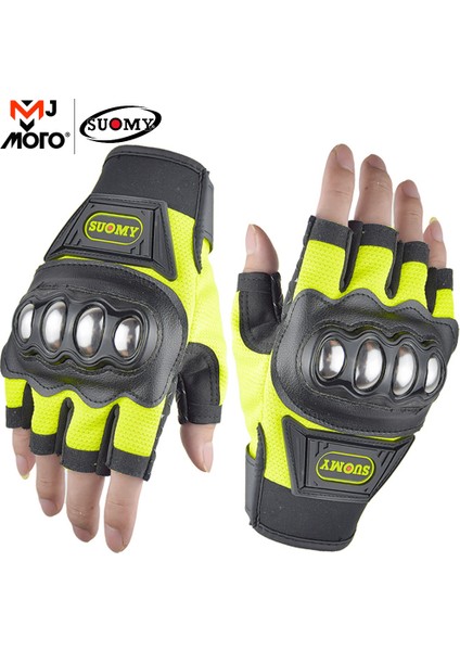Yeşil Stil L Beden Suomy SU33 Yazlık Nefes Alabilen Motosiklet Eldiveni Yarış Gant Moto Motorcross Sürme Eldiveni Motosiklet Tam Parmaklı Guantes (Yurt Dışından)