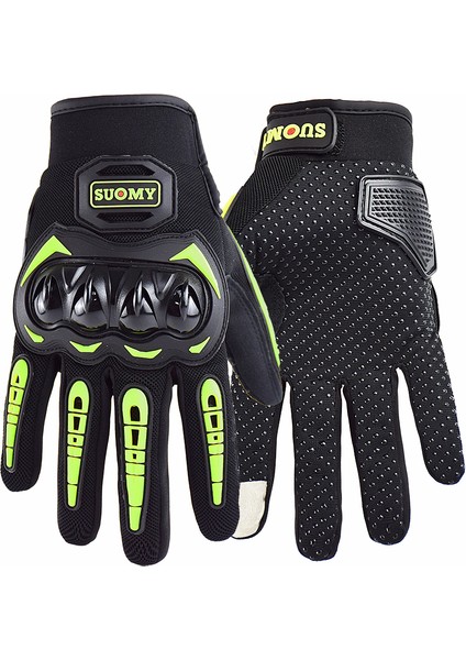 Yeşil Stil L Beden Suomy SU33 Yazlık Nefes Alabilen Motosiklet Eldiveni Yarış Gant Moto Motorcross Sürme Eldiveni Motosiklet Tam Parmaklı Guantes (Yurt Dışından) fırsatları