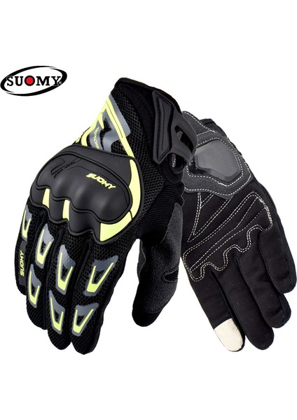 SU11 Yeşil Stil Xl Beden Suomy 100% Su Geçirmez Motosiklet Eldiveni Kış Sıcak Guantes Moto Luvas Dokunmatik Ekran Rüzgar Geçirmez Motosiklet Koruyucu (Yurt Dışından)