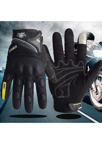 SU33-SIYAH Stil L Beden Suomy Yaz Dokunmatik Motosiklet Sürme Eldiveni Tam Parmaklı File Nefes Alabilir Motokros Eldiveni Luvas Moto Mtb Kir Motosiklet Eldivenleri (Yurt Dışından) fırsatları
