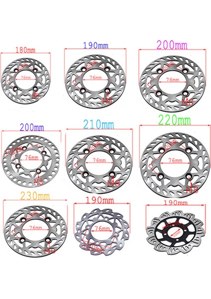 Vida X4PCS Tarzı Motosiklet Kayo Bse Cep Kirli Bisikleti Için Ön Arka Disk Fren Disk Plakası (Yurt Dışından) fiyatları