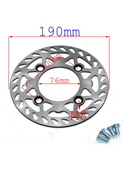 Vida X4PCS Tarzı Motosiklet Kayo Bse Cep Kirli Bisikleti Için Ön Arka Disk Fren Disk Plakası (Yurt Dışından) fırsatları