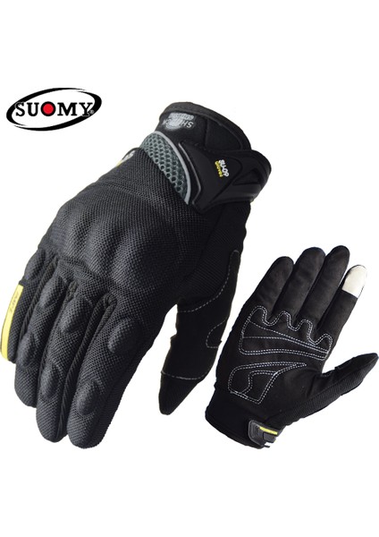 Yeşil Stil L Beden Suomy Yaz Motosiklet Eldiveni Dokunmatik Ekran Tam Parmak Yarış Tırmanma Bisiklet Sürme Spor Rüzgar Geçirmez Motokros Eldiveni Luvas (Yurt Dışından) fırsatları