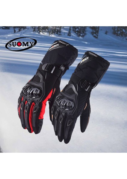 Koyu Gri Tarzı Xxl Suomy Kış Sıcak Motosiklet Eldiveni 100% Su Geçirmez Rüzgar Geçirmez Dokunmatik Ekran Motosiklet Eldiveni (Yurt Dışından) indirimleri