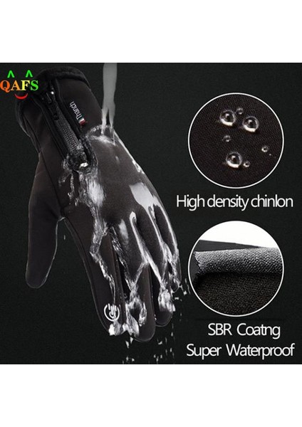 Gül Tarzı M Beden Outdoor Kış Eldiveni Su Geçirmez Moto Termal Polarlı Dokunmatik Kaymaz Motosiklet Sürüşü Için (Yurt Dışından) modelleri