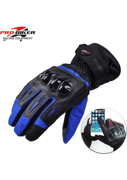 No.3 Tarzı L Beden Motosiklet Eldiveni Kış Sıcak Su Geçirmez Rüzgar Geçirmez Koruyucu Eldivenler Güvenlik Eldiveni Su Geçirmez Guantes Moto Luvas MTV08 (Yurt Dışından)