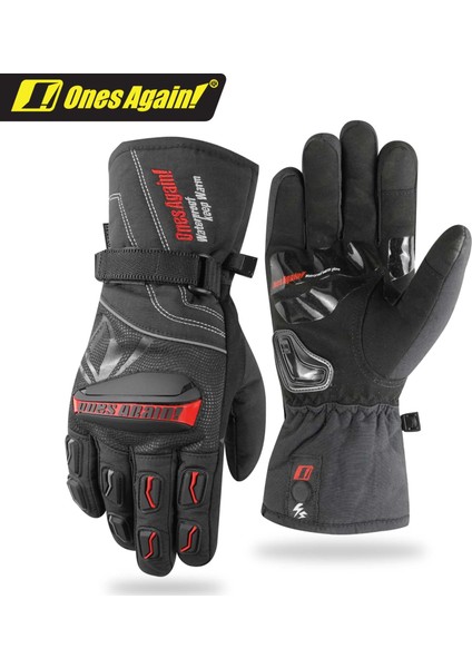 MG02-1 Kırmızı Stil M Beden Yeniden Su Geçirmez Rüzgar Geçirmez Kış Motosiklet Eldiveni Dokunmatik Ekran Motokros Kros Ülke Motosiklet Eldiveni Mx Mtb MG01 (Yurt Dışından) modelleri