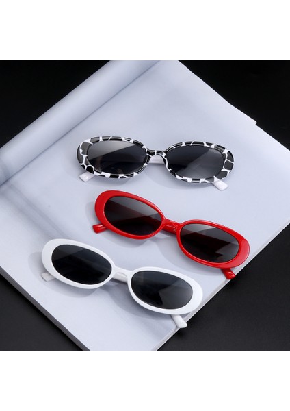 Stil 2-C4 Stili Kadınlar Için Pc Retro Güneş Gözlüğü Küçük Oval Çerçeve Güneş Gözlüğü Moda Güneş Gözlükleri Polarize Gözlük UV400 Gözlük (Yurt Dışından) fırsatları